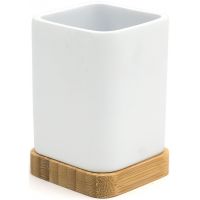 Стакан для зубных щеток Ridder Amara 2244101 Белый — фото 1, Стаканы для зубных щеток