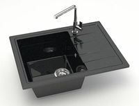 Кухонная мойка Bergg Z150 B150Q004 Черная — фото 2, Кухонные мойки