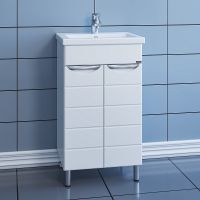 Тумба под раковину СанТа Родос 50 206011 Белая — фото 4, Тумбы под раковину