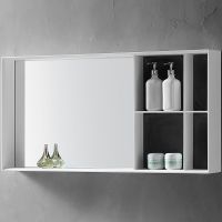 Зеркало Abber Stein 100 AS6639 Белое — фото 1, Зеркала в ванную комнату