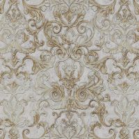 Обои Emiliana Parati Valentin Yudashkin 5 85003 Винил на флизелине (1,06*10,05) Серый/Коричневый, Дамаск — фото 1, Обои для стен