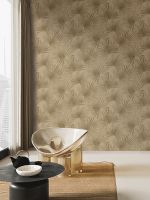 Обои Emiliana Parati Zen 72908 Винил на флизелине (1,06*10,05) Коричневый, Листья — фото 2, Обои для стен