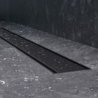 Душевой лоток AM.PM PrimeFlow 80 W02SC-U11-080-04BM с Черной матовой решеткой / под плитку Tile — фото 9, Душевые лотки