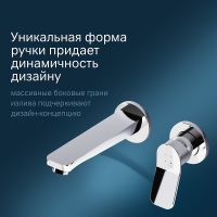Смеситель для раковины AM.PM X-Joy Хром арт-F85A72600 — фото 5, Смесители для раковины