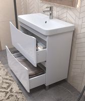 Тумба под раковину Vigo Glem 80 tn.GLE.9595.80.2Y Белая — фото 5, Тумбы под раковину