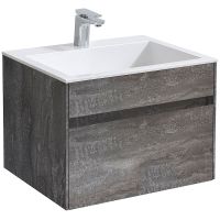 Тумба под раковину Vincea Chiara 60 VMC-2C600GS подвесная G.Stone — фото 1, Тумбы под раковину