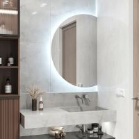 Зеркало Континент Jill 600х900 ЗЛП3564 с подсветкой с сенсорным выключателем — фото 10, Зеркала в ванную комнату