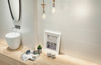 Керамическая плитка Tubadzin Reflection White Str настенная 29,8х59,8 см — фото 2, Керамическая плитка