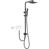 Товар: Душевая система Allen Brau Infinity 5.21031-31 Черная матовая - фото 4 Душевая система Allen Brau Infinity 5.21031-31 Черная матовая — фото 4, Душевые стойки