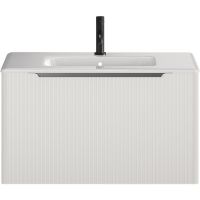 Товар: Тумба под раковину Creto Luna 100 17-IV100 подвесная Ivory - фото 2 Тумба под раковину Creto Luna 100 17-IV100 подвесная Ivory — фото 2, Мебель для ванной