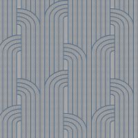 Обои Zambaiti Parati Vision Винил на флизелине (0,70*10,05) Серый/Серебряный/Голубой, Геометрия арт-76048 — фото 1, Обои для стен