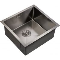 Кухонная мойка Milacio Denia 48 MC.77449 Вороненая сталь — фото 1, Кухонные мойки