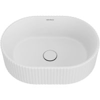 Раковина Kerama Marazzi Artbasin Vento 50 VE.wb.50\WHT.M Белая матовая — фото 1, Раковины накладные