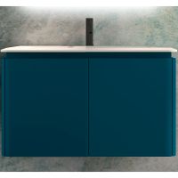 Тумба под раковину Cezares Stylus 94 55228 подвесная Blu Petrolio — фото 1, Тумбы под раковину