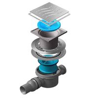 Душевой трап Pestan Confluo Standard 13000071 с решеткой — фото 1, Трапы для душа