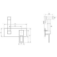 Гигиенический душ со смесителем Boheme Q 147-BВ Черный матовый — фото 2, Душевое оборудование. Душевая программа