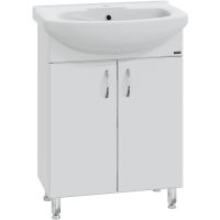 Тумба под раковину СанТа Элеганс 65 201102 Белая — фото 1, Тумбы под раковину