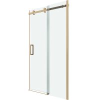 Душевая дверь Grossman Classic 120 100.K33.04.120.32.00 профиль Золото сатин стекло прозрачное — фото 10, Раздвижные душевые двери