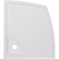 Душевой поддон из искусственного камня Aquanet Ivo 90x100 R 183650 Белый — фото 1, Душевые поддоны из искусственного камня