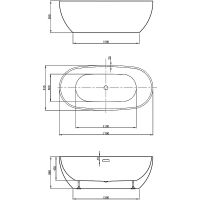 Акриловая ванна Vincea 170x81.5 VBT-408-1700 без гидромассажа — фото 5, Акриловые ванны