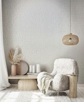 Обои Marburg Otaru 34551 Винил на флизелине (1,06*10,05) Белый/Серебряный, Абстракция/Штукатурка — фото 3, Обои для стен