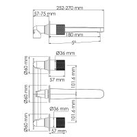 Смеситель для раковины WasserKRAFT Ems 7645 Золото глянцевое — фото 3, Смесители