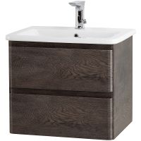 Тумба под раковину BelBagno 50 ALBANO-CER-500-2C-SO-RNG подвесная Robere Nature Grigio — фото 2, Тумбы под раковину