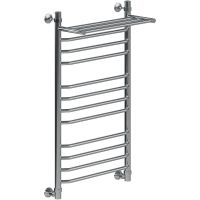 Водяной полотенцесушитель Ника Trapezium ЛТ (Г2) ВП 100/60 с полкой Хром — фото 1, Водяные полотенцесушители