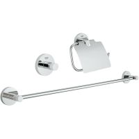 Набор аксессуаров для ванной Grohe Essentials 40775001 Хром — фото 1, Наборы аксессуаров для ванной комнаты