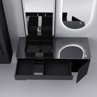 Товар: Тумба под раковину Jorno Shine 120 Shi.01.120/P/A подвесная Антрацит - фото 4 Тумба под раковину Jorno Shine 120 Shi.01.120/P/A подвесная Антрацит — фото 4, Тумбы под раковину