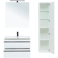 Товар: Тумба под раковину Aquanet Lino 80 253903 подвесная Белая матовая - фото 6 Тумба под раковину Aquanet Lino 80 253903 подвесная Белая матовая — фото 6, Тумбы под раковину