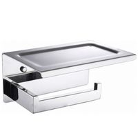 Держатель туалетной бумаги Boheme New Venturo 10311-CR с крышкой Хром — фото 1, Держатели туалетной бумаги