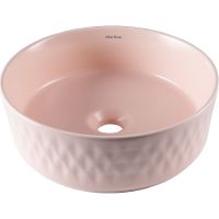 Раковина-чаша Allen Brau Fantasy Romb 36 Розовая арт-4.11033.SM — фото 5, Раковины накладные