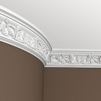 Карниз гибкий Европласт 1.50.124 2000x115x57 мм арт-1.50.124 (гибкий) — фото 2, Карнизы