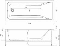 Товар: Акриловая ванна STWORKI Стокгольм 175x75 270047 без гидромассажа - фото 16 Акриловая ванна STWORKI Стокгольм 175x75 270047 без гидромассажа — фото 16, Акриловые ванны