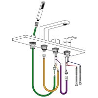Товар: Смеситель на борт ванны Timo Selene 2130/17Y Золото матовое - фото 8 Смеситель на борт ванны Timo Selene 2130/17Y Золото матовое — фото 8, Смесители