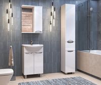 Зеркало со шкафом Vigo Callao 50 R z.CAL.50.R Белое — фото 5, Зеркальные шкафы в ванную