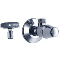 Вентиль запорный Grohe Atlanta 22917000 угловой Хром — фото 1, Комплектующие для душевого оборудования