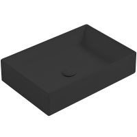 Раковина-чаша Simas Agile 60 AG60 nero matt Черная матовая — фото 1, Раковины накладные