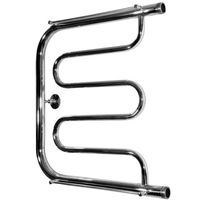 Водяной полотенцесушитель Тругор ПМ 1 П 60x70 с полкой Хром — фото 1, Водяные полотенцесушители