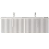 Тумба с раковиной SanVit Рольф W 120 krolfW120 подвесная Белый глянец — фото 1, Тумбы с раковиной