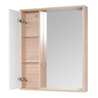 Товар: Зеркало со шкафом Aquaton Бостон 75 1A240302BN010 с подсветкой Дуб эврика Белый глянец - фото 5 Зеркало со шкафом Aquaton Бостон 75 1A240302BN010 с подсветкой Дуб эврика Белый глянец — фото 5, Зеркальные шкафы в ванную