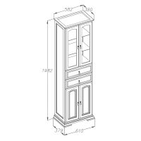 Товар: Шкаф пенал Opadiris Риспекто 60 00-00005842 Слоновая кость - фото 5 Шкаф пенал Opadiris Риспекто 60 00-00005842 Слоновая кость — фото 5, Мебель для ванной
