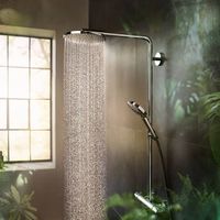Товар: Душевая система Hansgrohe Raindance Select S 27633000 с термостатом Хром - фото 4 Душевая система Hansgrohe Raindance Select S 27633000 с термостатом Хром — фото 4, Душевые стойки
