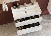 Товар: Тумба под раковину Roca Oleta 80 A857640806 подвесная Белый глянец - фото 12 Тумба под раковину Roca Oleta 80 A857640806 подвесная Белый глянец — фото 12, Мебель для ванной