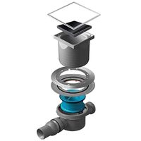 Душевой трап Pestan Confluo Standard 13000090 с решеткой — фото 1, Трапы для душа