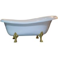 Ванна из искусственного камня Aqua de Marco Edelweis 170х78 1170WGEDE без гидромассажа — фото 1, Ванны из искусственного камня