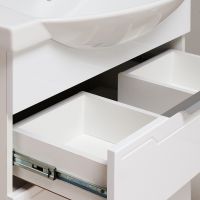 Тумба под раковину Runo Верона 65 00000001145 Белая — фото 5, Тумбы под раковину