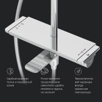 Душевая система AM.PM Spirit V2.0 F0770A500 с термостатом Хром — фото 15, Душевое оборудование. Душевая программа