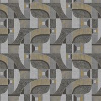 Обои Andrea Grifoni Palazzo Ducale 7010-5 Флизелин (1,06*10,05) Серый/Желтый, Геометрия — фото 1, Обои для стен